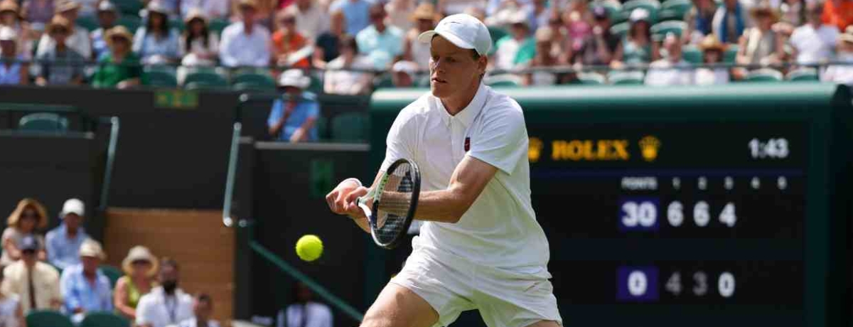 Sinner-Vukic: la vittoria per l'altoatesino nel secondo turno a Wimbledon non è in discussione